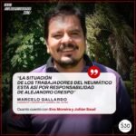 ️ Marcelo Gallardo, candidato a secretario general del SUTNA por